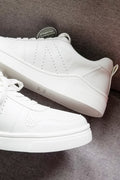 MIA Alta Sneaker- White Perforated