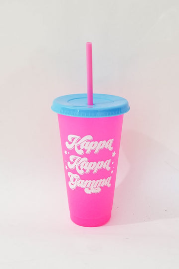 Color Changing Sorority Cup - Kappa Kappa Gamma