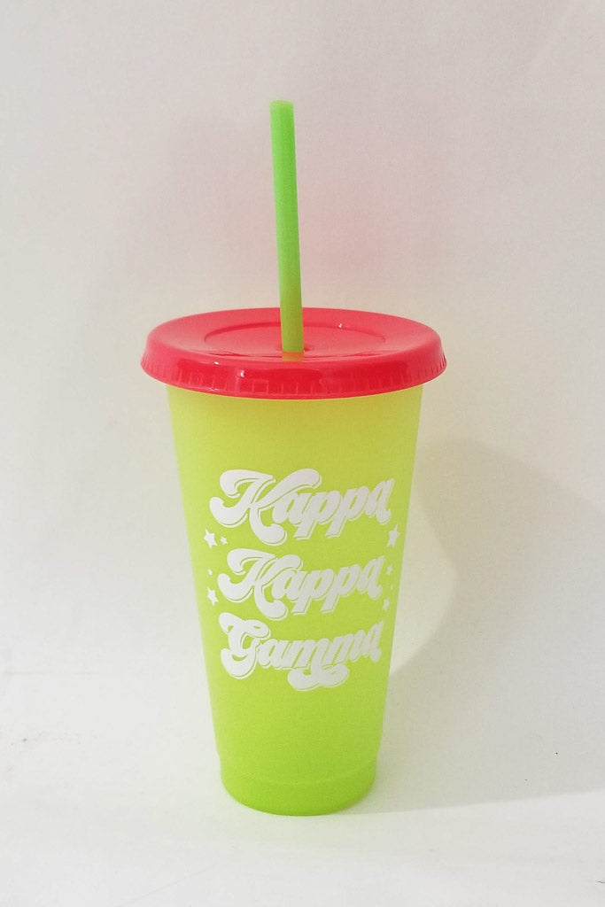 Color Changing Sorority Cup - Kappa Kappa Gamma