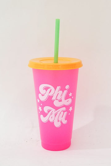 Color Changing Sorority Cup - Phi Mu