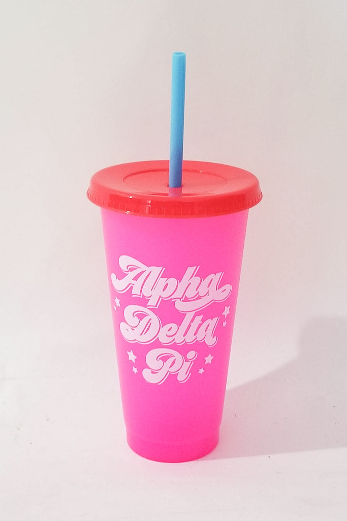 Color Changing Sorority Cup - Alpha Delta Pi