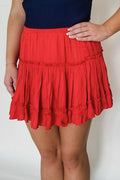 Get Wild Skirt- Red