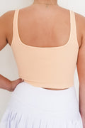 My World Ribbed Cropped Tank