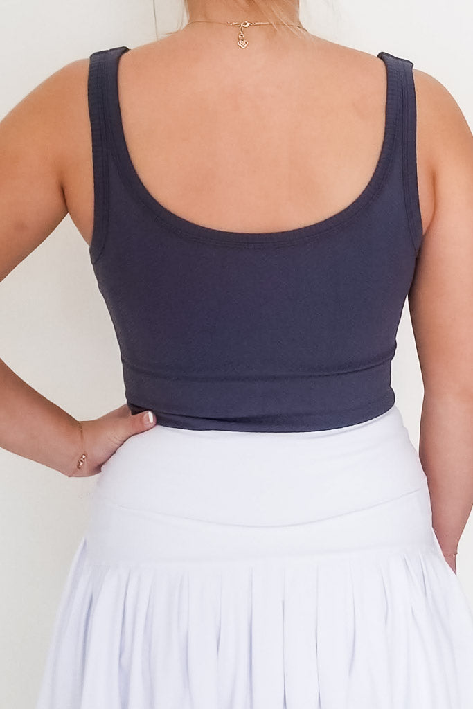 Lights Are On Cropped Tank