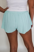 In Your Eyes Butterfly Shorts- Mint