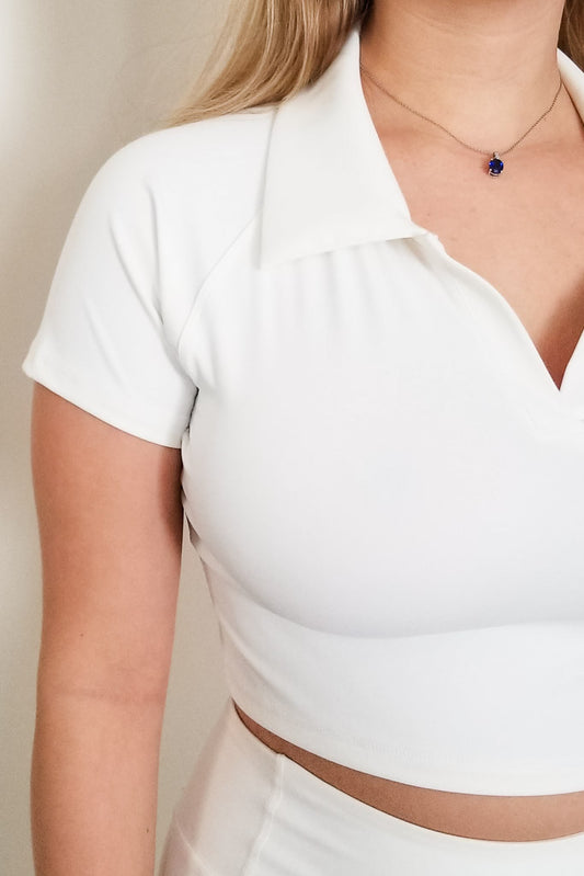 Harley Crop Top- White