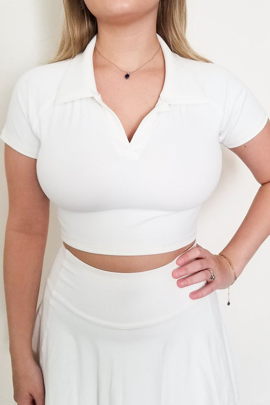 Harley Crop Top- White