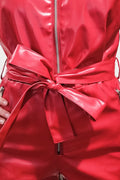 Made For More Romper- Red