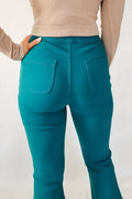 All The Views Flare Pants - Teal