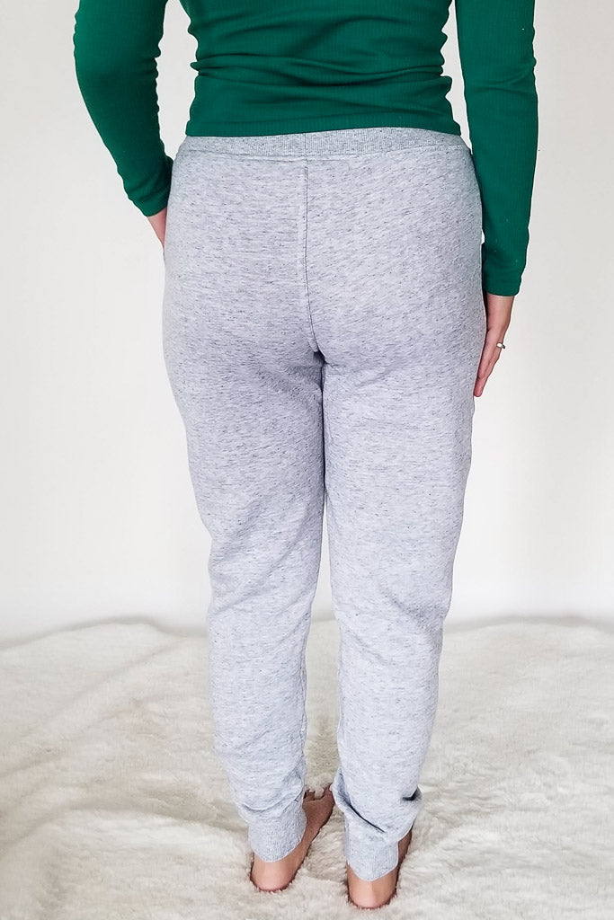 Jump To Conclusions Joggers - Heather Grey
