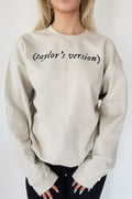 Taylor's Version Sweatshirt- Cream