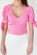 I'm In Heaven Cropped Top- Pink