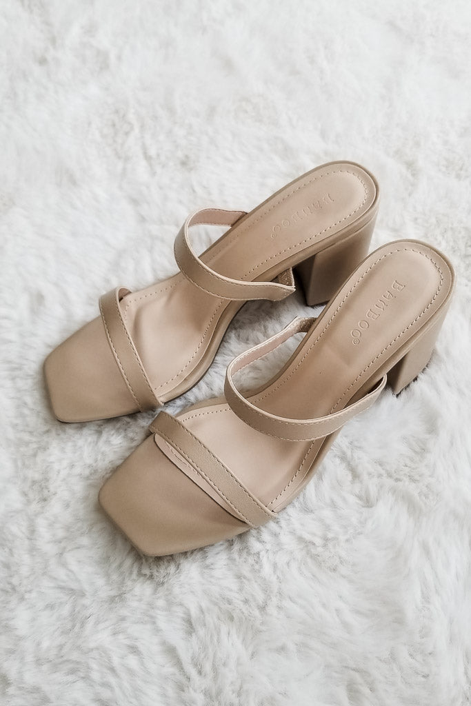 Forever You Heels- Nude