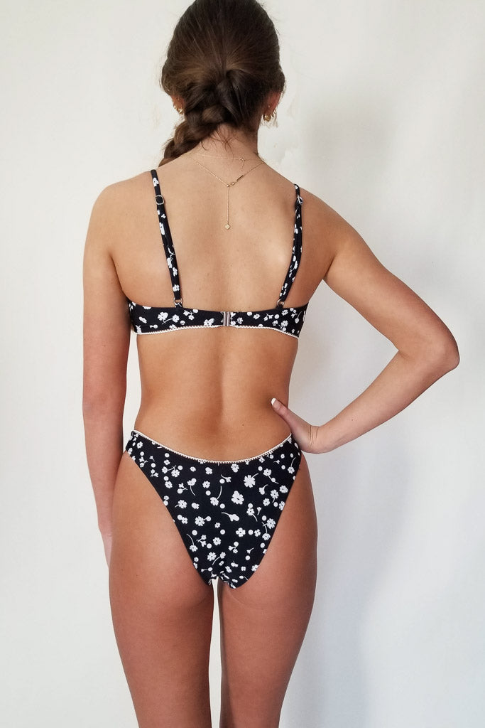 Ariel Bikini- Black Floral