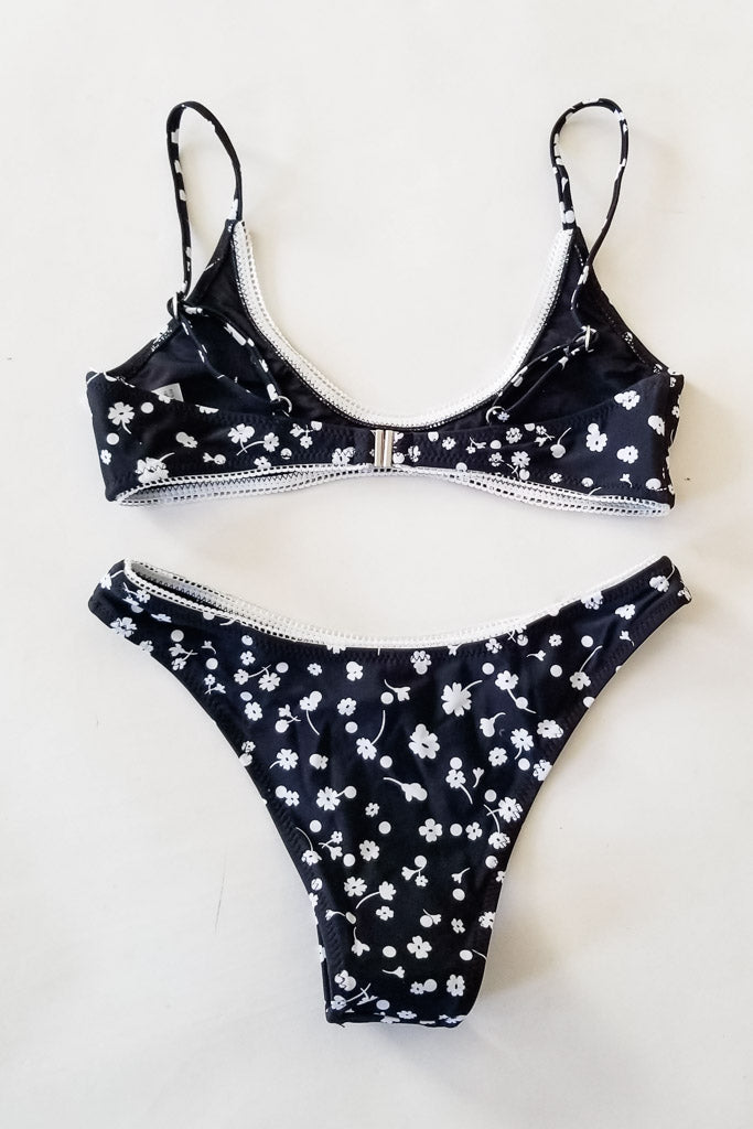 Ariel Bikini- Black Floral