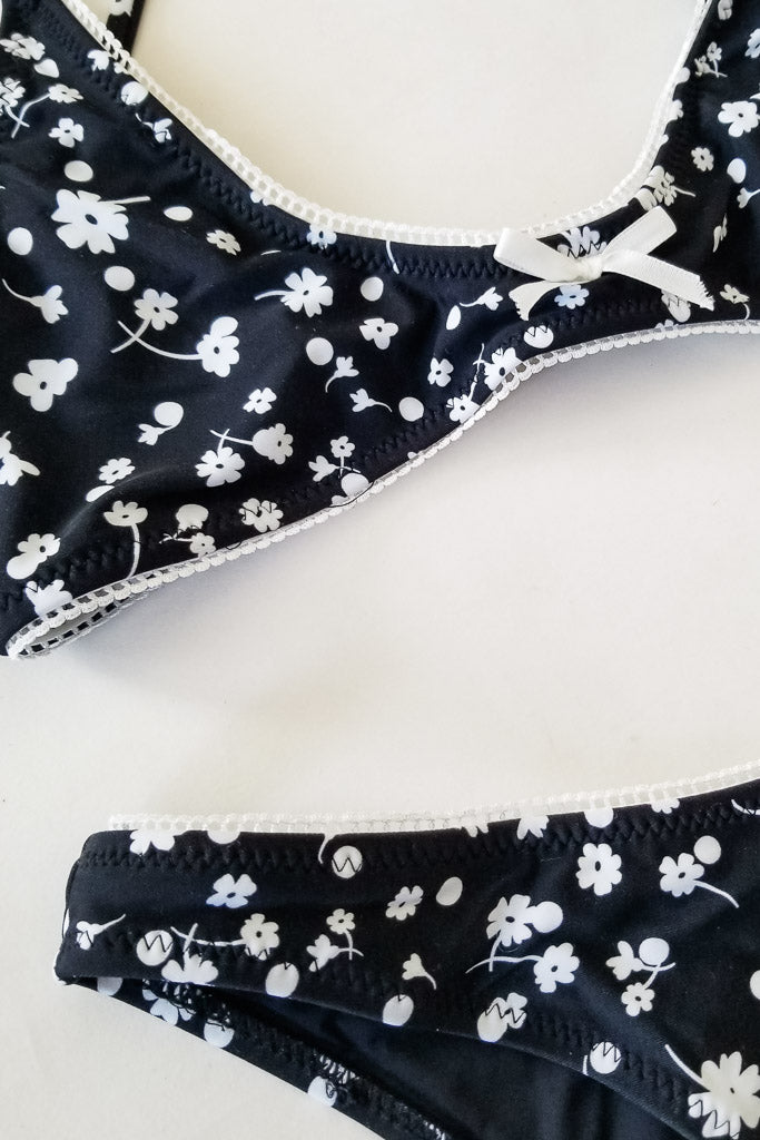 Ariel Bikini- Black Floral