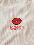 Taylor Swift Corduroy Tote Bag
