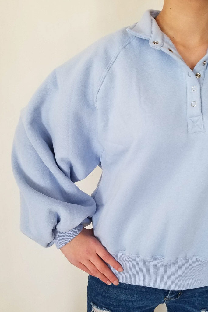 Danica Sweatshirt- Light Blue