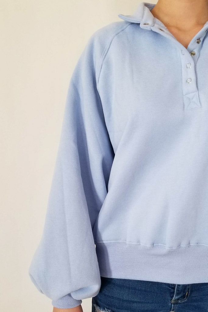 Danica Sweatshirt- Light Blue