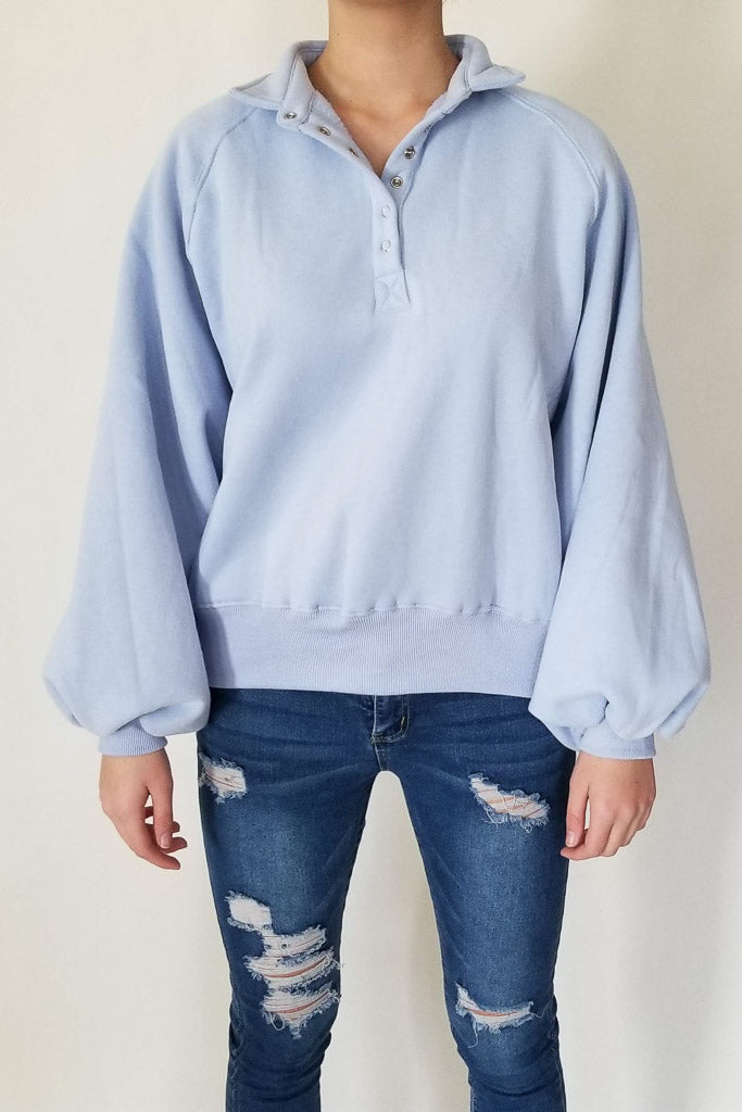 Danica Sweatshirt- Light Blue