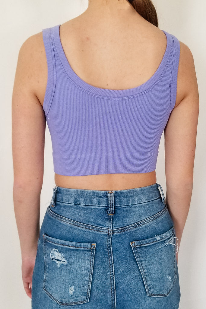 Giving Back Cropped Tank -