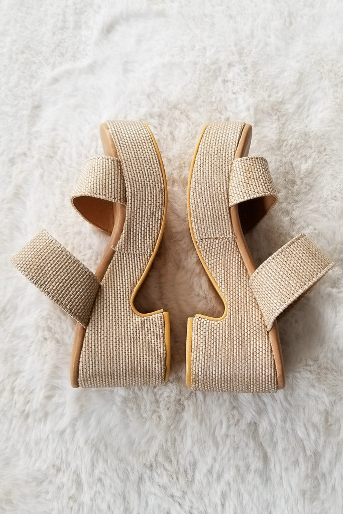 Matisse Ocean Ave Heel- Natural Multi