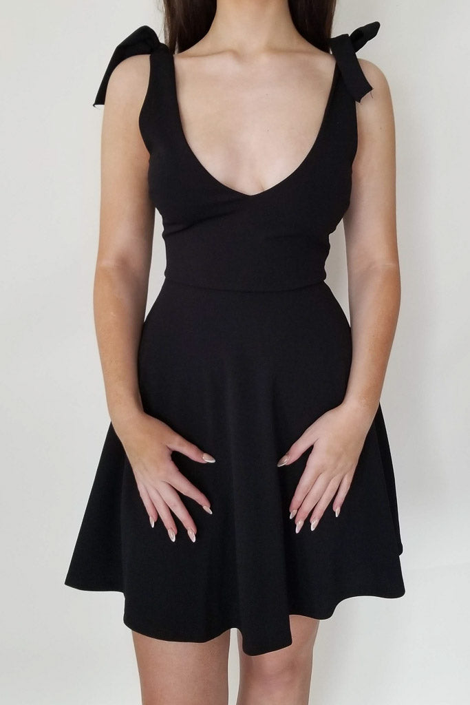 Misty Mini Dress- Black