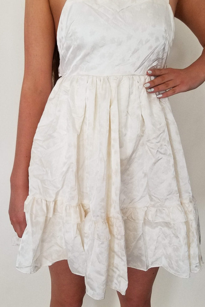 Clarke Mini Dress- Off White