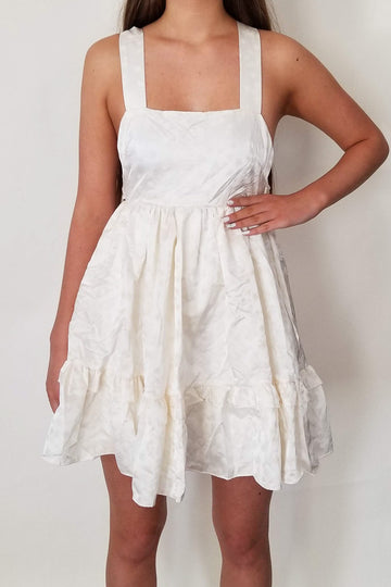 Clarke Mini Dress- Off White