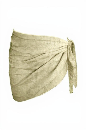Angelica Swim Cover Up Skirt - Cream