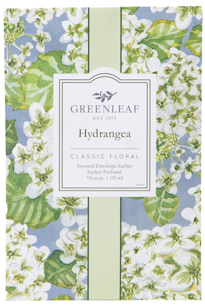 Greenleaf Scented Sachet - Hydrangea
