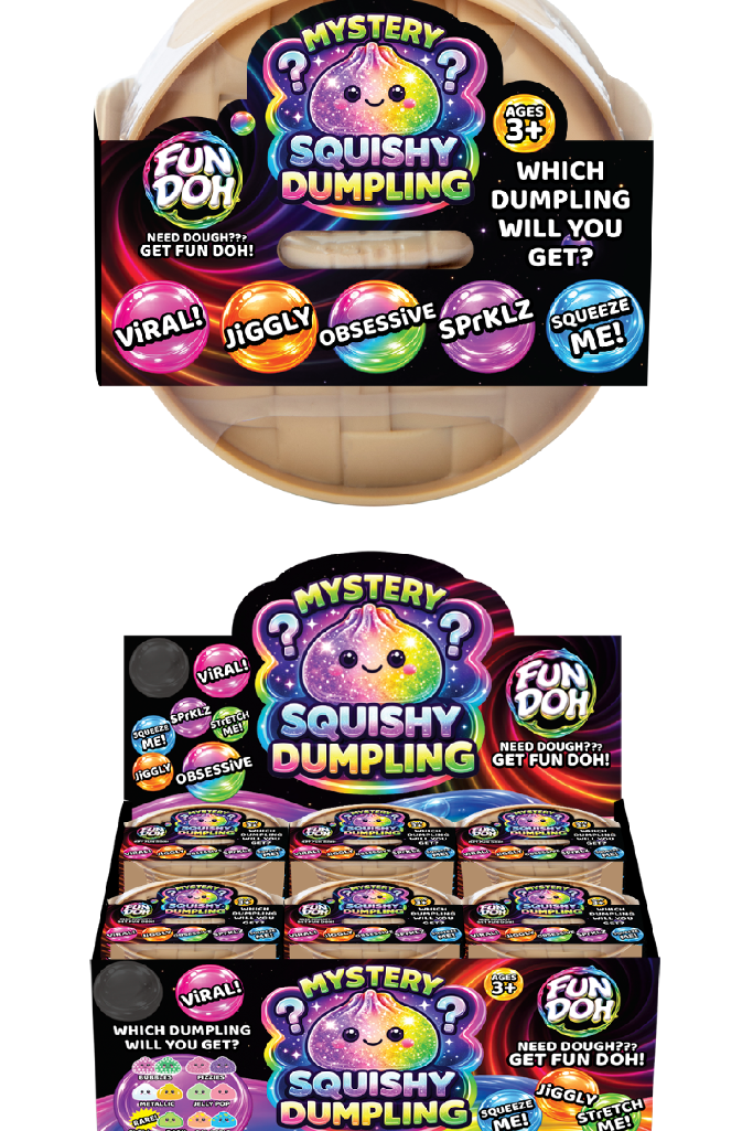 Fun Doh Mystery Dumpling Squishies -