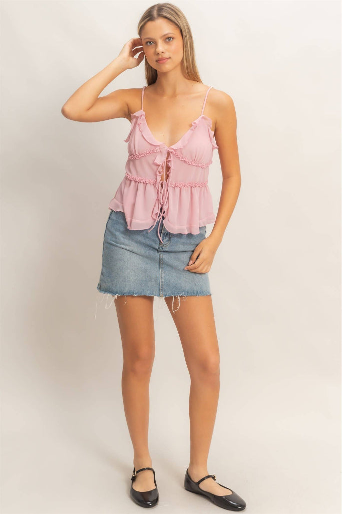 Strike It Top- Pink