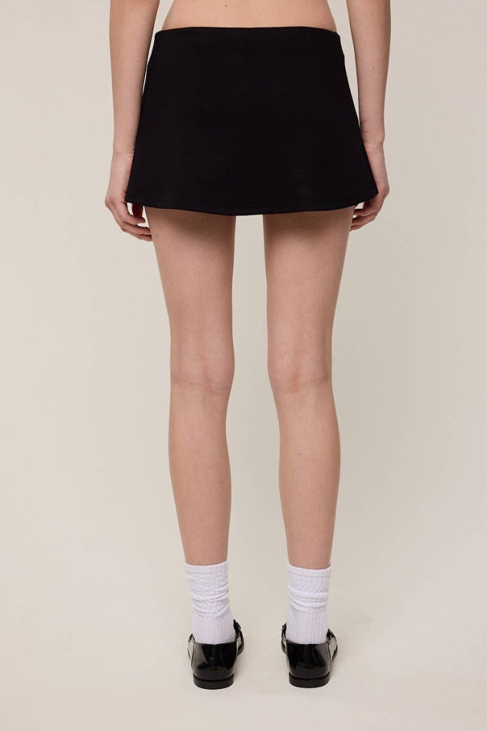 Sydney Low Rise Skort - Black
