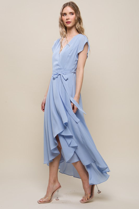 Arissa Midi Dress - Blue