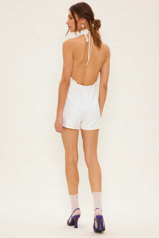 Love You Anyway Romper - Off White