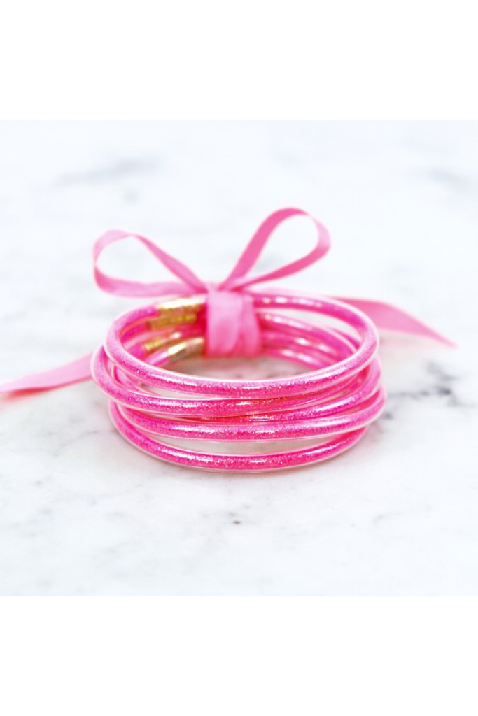 Glitter Jelly Bangles 2 for $20