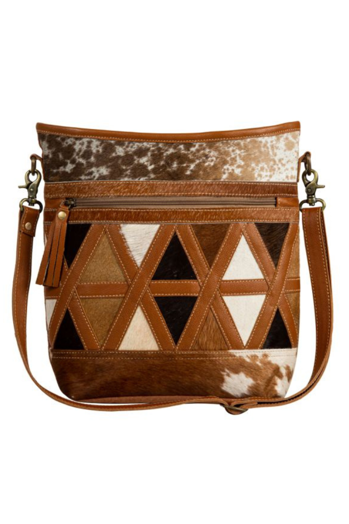 Myra Bag Dakota Plains Canvas Hair-on Bag