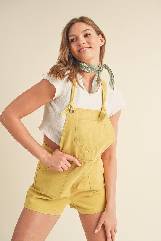 Sweet Emotion Overalls - Yellow