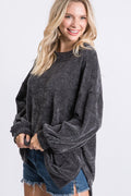 Staying In Knit Sweater- Charcoal
