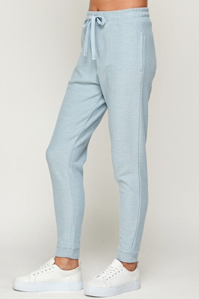 High Impact Corded Joggers- Blue