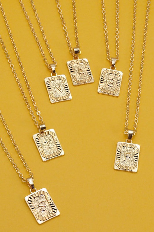 Initial Pendant Necklace