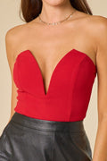 What It Is Bodysuit- Red