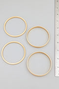 Good To Me Metal Bangles- Gold