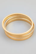 Good To Me Metal Bangles- Gold