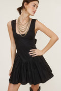 Open Arms Dress- Black