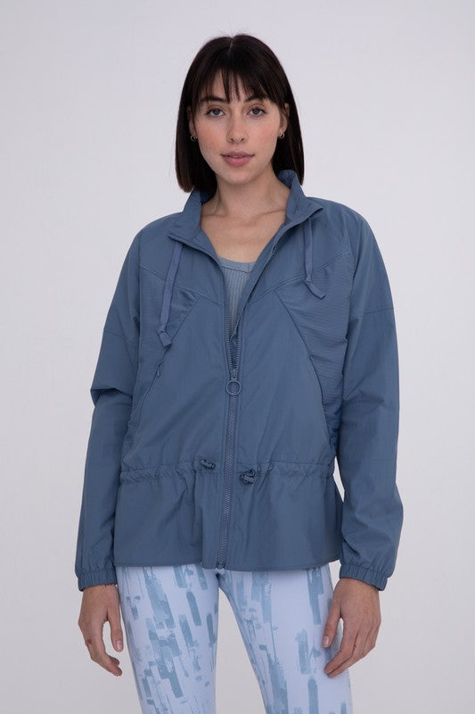 Ready For Me Rain Jacket- Blue