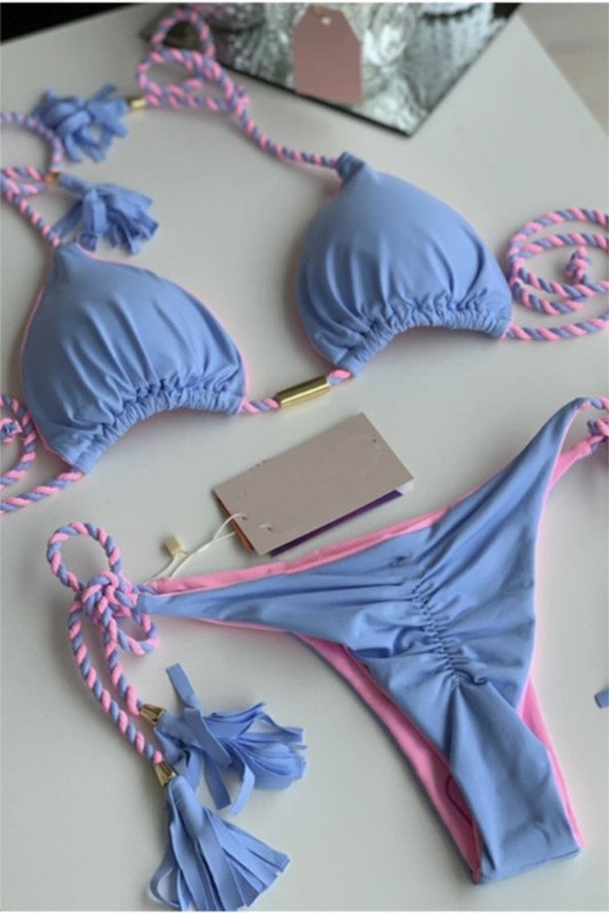 Time Passing Bikini- Blue