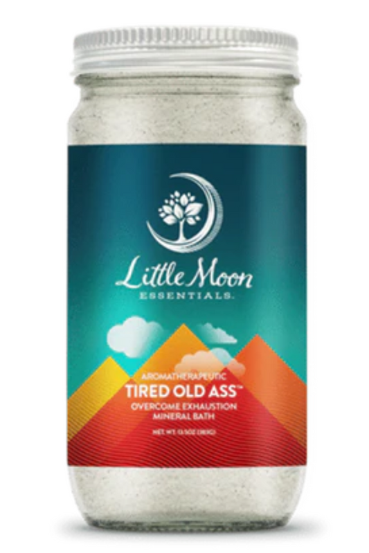 Tired Old Ass Mineral Bath Salt- 13oz Jar
