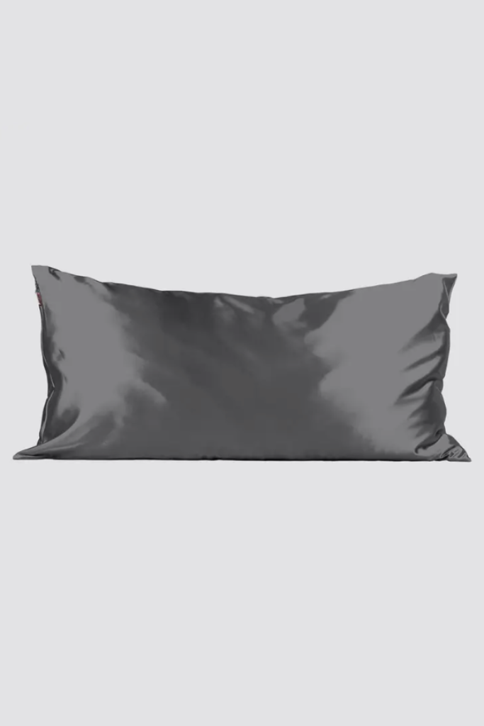 King Satin Pillowcase- Charcoal